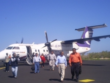 Se cumplió vuelo inaugural de ICARO en Isabela