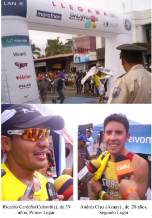 Colombiano lideró primer lugar en Triatlón Galápagos 2010