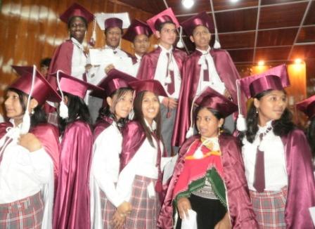 Incorporación de estudiantes del Colegio Miguel Angel Cazares