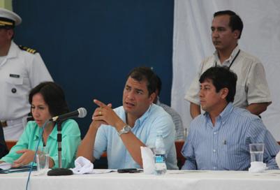 Presidente anunció incremento del 100% a Gobiernos Autónomos de Galápagos
