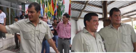 Presidente Rafael Correa, guardaparque honorario