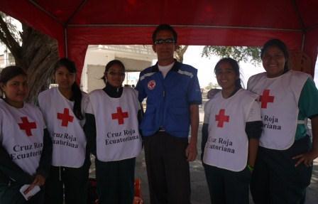 Voluntarios de la Cruz Roja de San Cristóbal