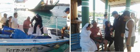 Armada rescata a sacerdote en Puerto Seymor