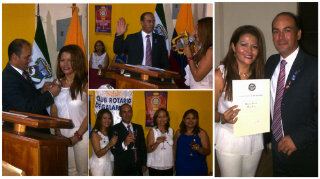 Cambio presidencial en Club Rotario Galápagos