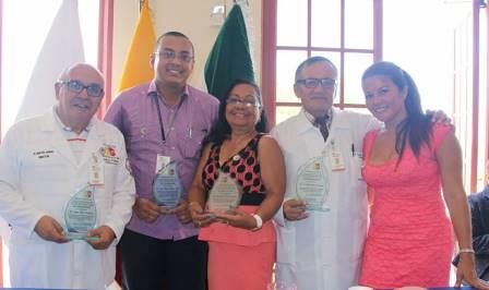 Homenajeados en el Día del Médico Ecuatoriano